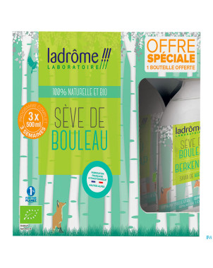 Ladrome seve bouleau    3x500ml
