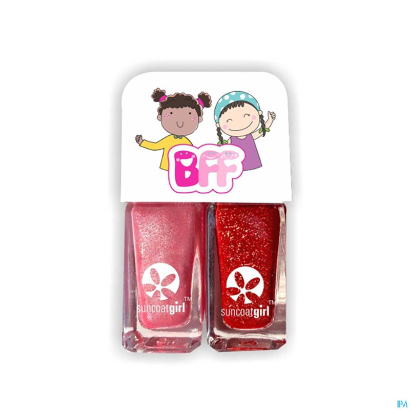 Suncoatgirl bff beauties vao enf. rose/rouge 2x5ml