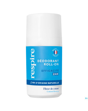 Respire deodorant fleur coton roll-on    50ml
