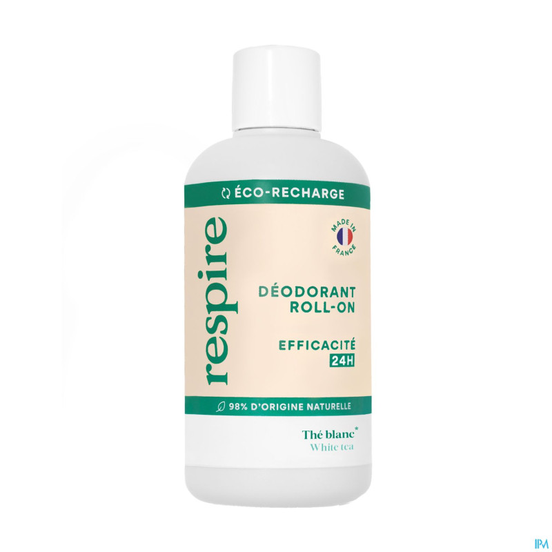 Respire deo the blanc roll-on eco recharge   150ml