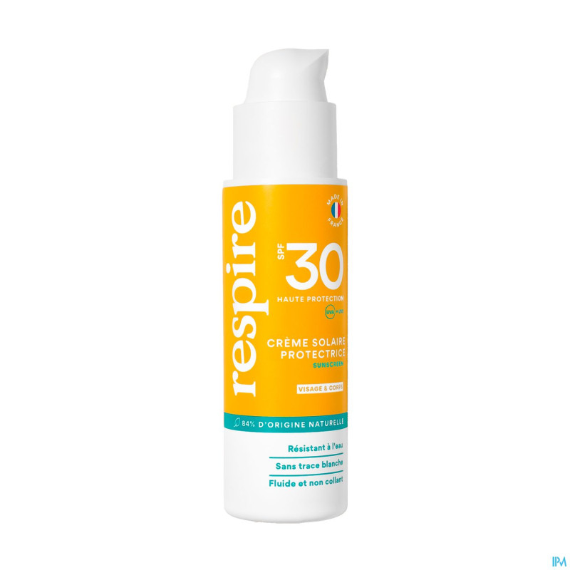 Respire creme solaire protectrice spf30    100ml