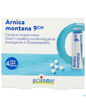 Arnica montana 9ch homeopack gl 4x1g boiron