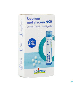 Cuprum metallicum 9ch homeopack gr 3x4g boiron
