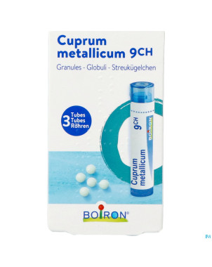 Cuprum metallicum 9ch homeopack gr 3x4g boiron
