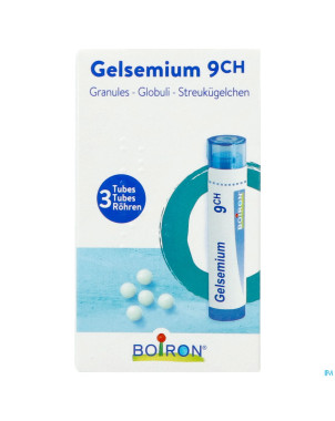 Gelsemium 9ch homeopack gr 3x4g boiron