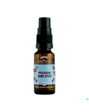 Biofloral pouvoir dire stop spray bio demeter 20ml
