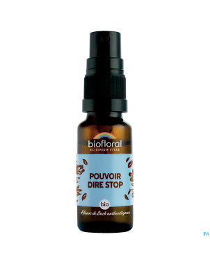 Biofloral pouvoir dire stop spray bio demeter 20ml