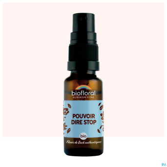 Biofloral pouvoir dire stop spray bio demeter 20ml