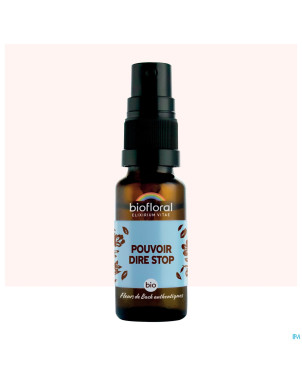 Biofloral pouvoir dire stop spray bio demeter 20ml