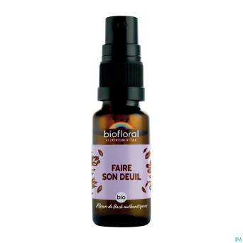 Biofloral faire son deuil spray bio demeter 20ml