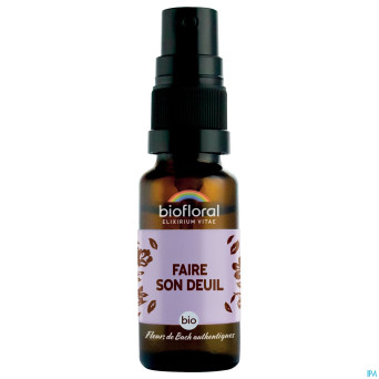 Biofloral faire son deuil spray bio demeter 20ml