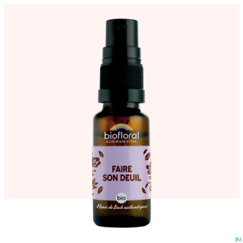Biofloral faire son deuil spray bio demeter 20ml