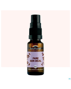 Biofloral faire son deuil spray bio demeter 20ml
