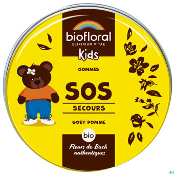 Biofloral enfants sos secours gommes bio 45g