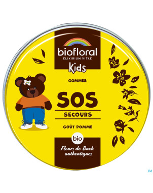 Biofloral enfants sos secours gommes bio 45g