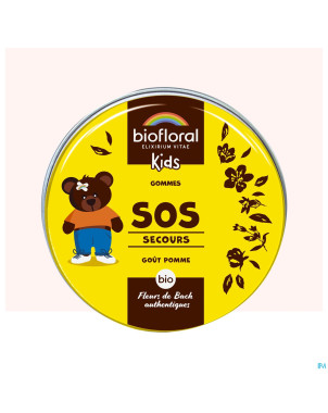 Biofloral enfants sos secours gommes bio 45g