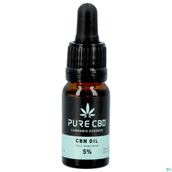 Pure cbd 250mg cbn 500mg oil full spectrum 5% 10ml