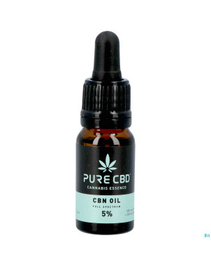 Pure cbd 250mg cbn 500mg oil full spectrum 5% 10ml
