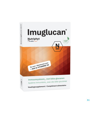 Imuglucan + vit d3 800 iu caps 2x15 nutriphyt
