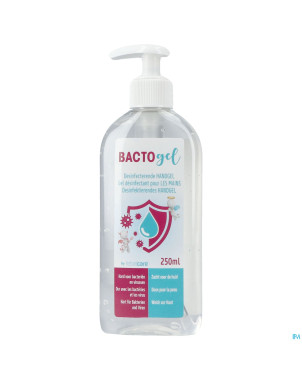 Bactogel gel hydroalcoolique fl pompe 250ml