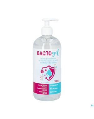 Bactogel gel hydroalcoolique fl pompe 500ml