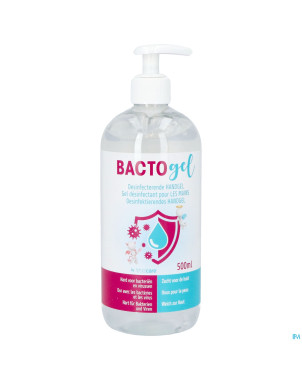Bactogel gel hydroalcoolique fl pompe 500ml