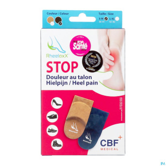 Rheelaxx stop douleur talon s-m brun