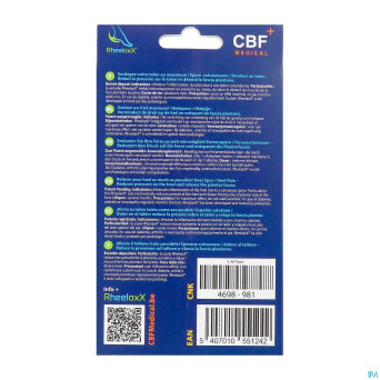 Rheelaxx stop douleur talon l-xl brun