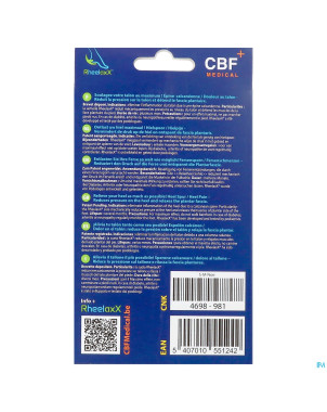 Rheelaxx stop douleur talon l-xl noir