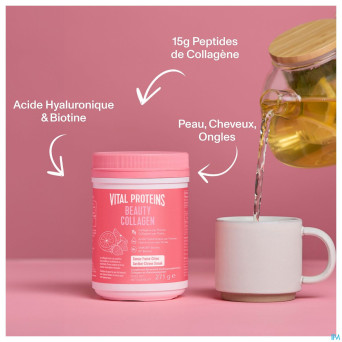 Vital proteins beauty collagen fraise/cit.pot 271g