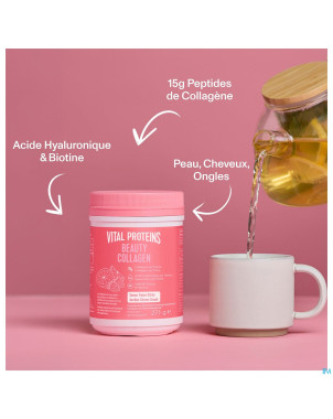Vital proteins beauty collagen fraise/cit.pot 271g