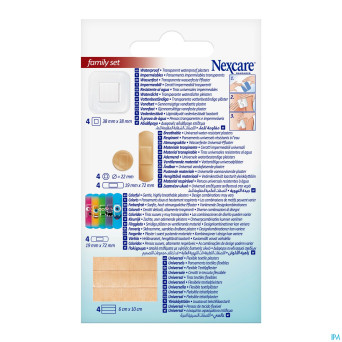 Nexcare 3m family set assortiment pansements 20