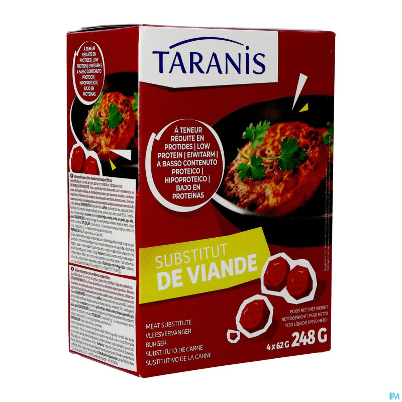 Taranis substitut viande 4x62g