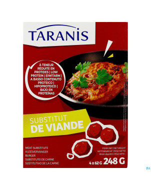 Taranis substitut viande 4x62g