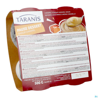 Taranis pause dessert saveur caramel 4x125g