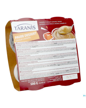 Taranis pause dessert saveur caramel 4x125g