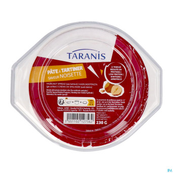 Taranis pate tartiner noisette 230g