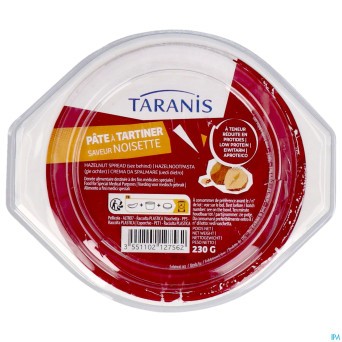 Taranis pate tartiner noisette 230g