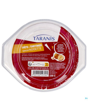 Taranis pate tartiner noisette 230g