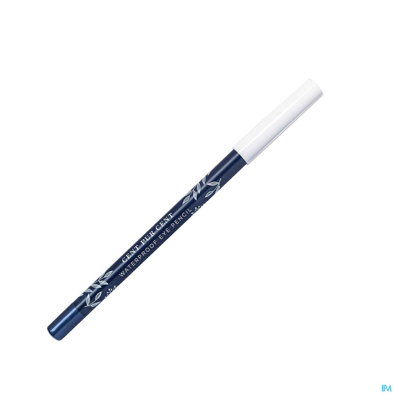 Cent pur cent waterproof eyepencil bleu fonce0,8ml