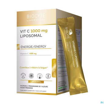 Biocyte vit c 1000mg liposomal stick 14