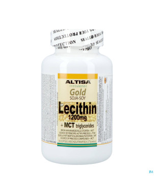Altisa gold soja lecithine 1200mg softcaps 150