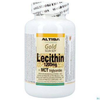 Altisa gold soja lecithine 1200mg softcaps 150