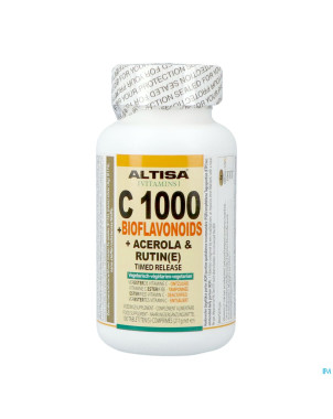 Altisa c deasc.1000mg+bioflav.+acer.+rut. comp 100