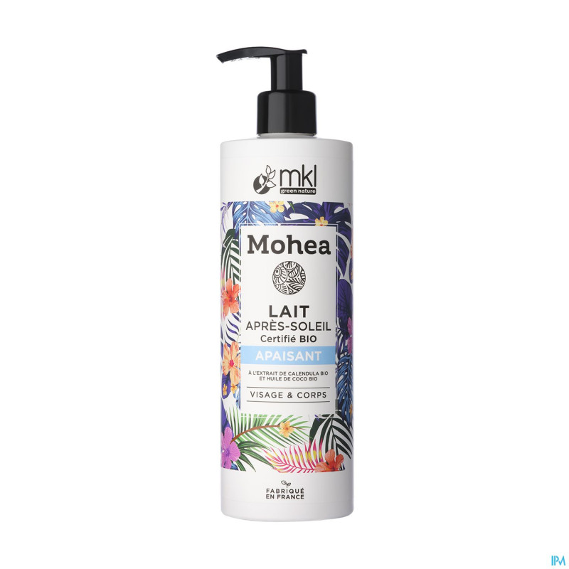 Mohea lait apres soleil apaisant bio fl pomp.400ml