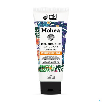 Mohea gel douche exfoliant bio mangue tube 200ml
