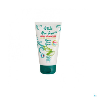 Mkl aloe vera creme reparatrice bio tube 150ml