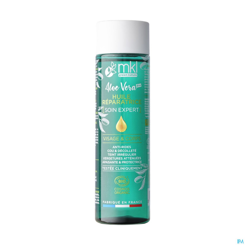 Mkl aloe vera huile reparatrice bio fl 75ml
