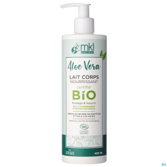 Mkl aloe vera lait corps nourris.bio fl pomp.400ml