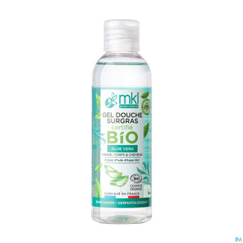 Mkl gel douche bio aloe vera fl 100ml